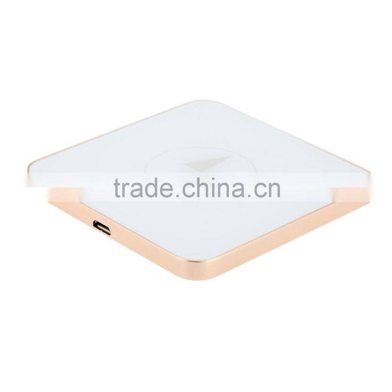 hot design high efficiency desktop qi wireless charger for iphone/samsung