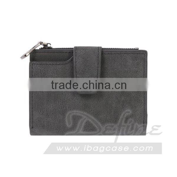 Womens Medium Faux Leather Money Bag