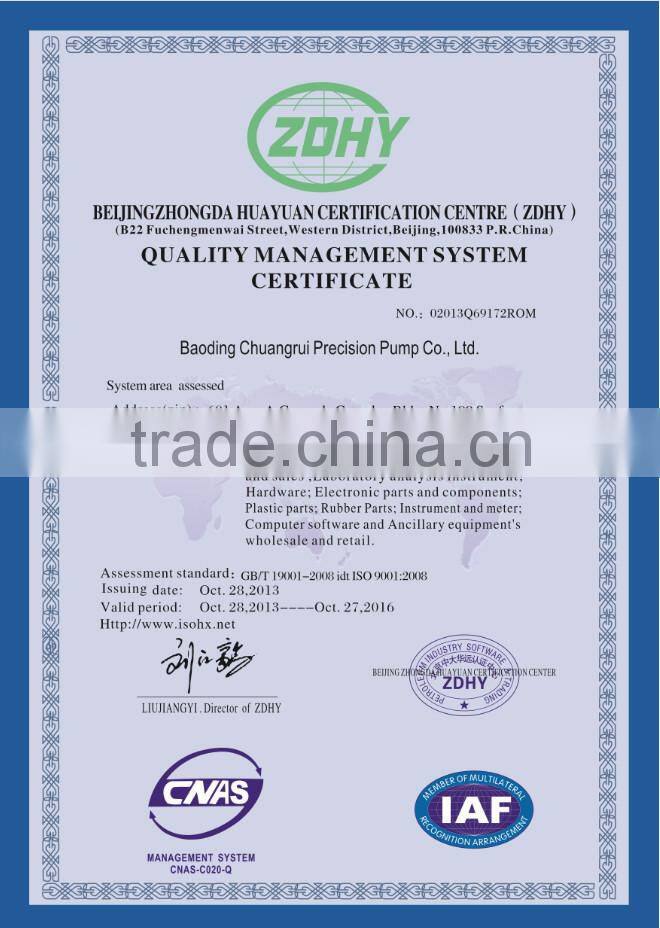 mini Nema 23 peristaltic pump with small volume