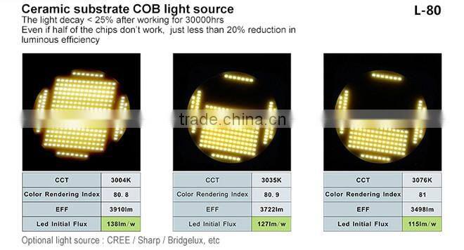 Triac dimming 2*30W commercial led track light