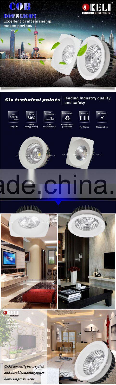 New design led downlight 24w anti-glare downlight reflector downlight 9w 16w 24w