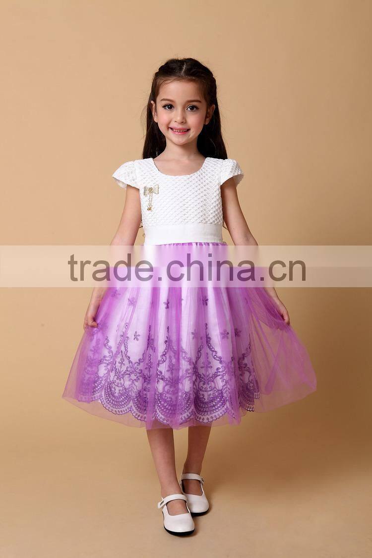 Classical Wholesale Girls Clothing Latest Fashion Design Formal Dress Patterns for Girls