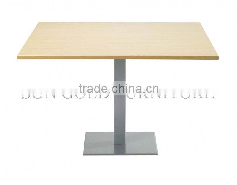 small 4 person conference table square meeting table with steel leg (SZ-MT026)