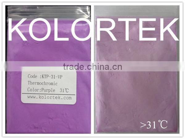 Kolortek Temperature Sensitive Pigments, Thermochromic Powders