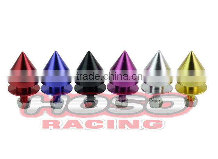 Polished Aluminium Quick Release Fasteners For Car Bumpers Trunk Fender Hatch Lids Kit