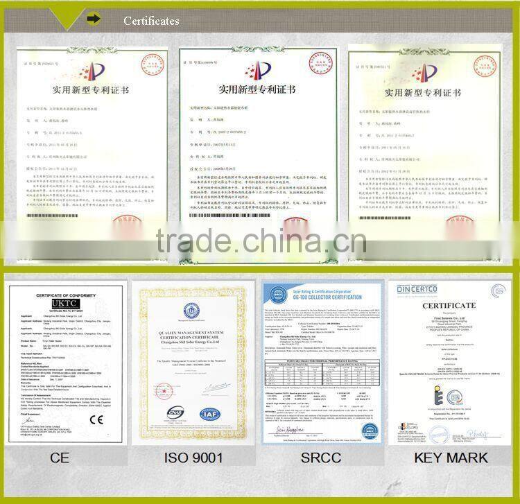 160l non-pressurized solar water heaters