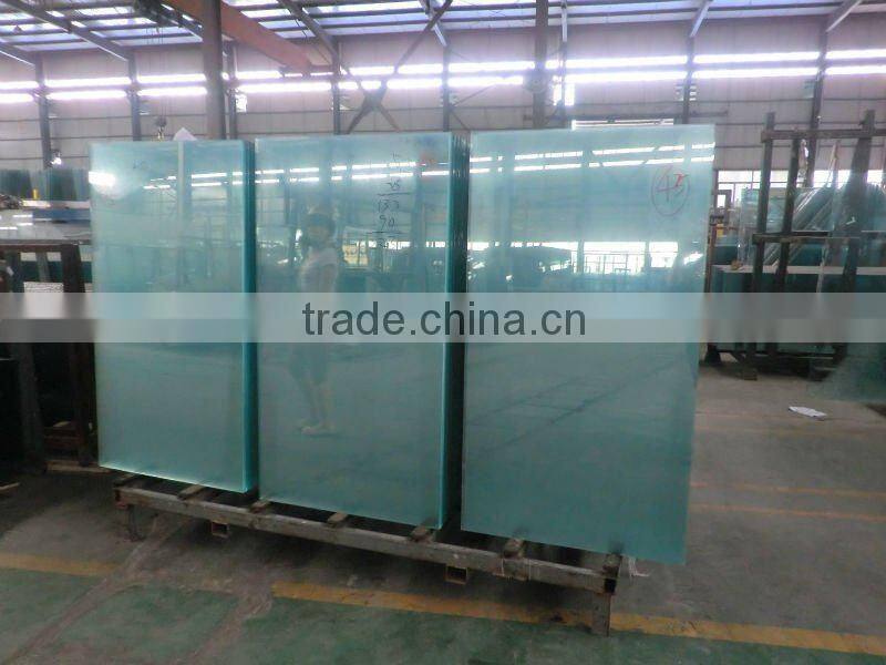 8mm Heat-soaked tempered glass door panel(CCC ISO9001 EN12150)