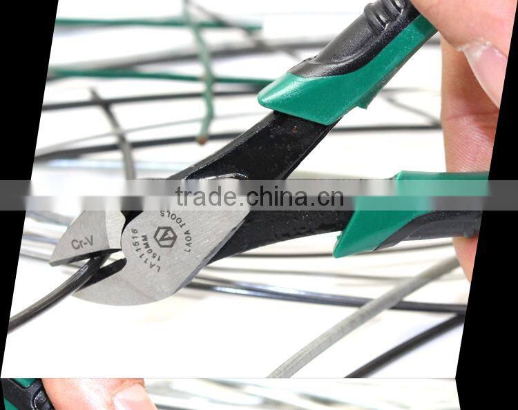 industrial European style decentered diagonal pliers