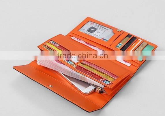 2016 Alibaba express china high quality leather purse fancy women wallet taobao hot sale lady clutch bag