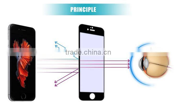 China manufacturer For apple iPhone 6 3D printed tempered glass screen protector