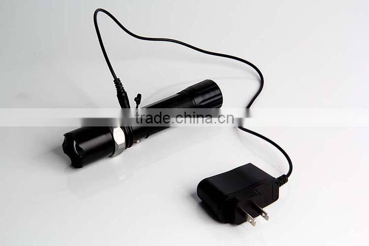 Adjustable focus zoom torch Xml-t6 flashlight torch,mini led flashlight with Clip