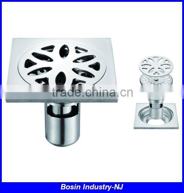 4 inches rectagular stainless steel floor drain grate