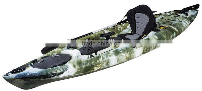 No inflatable cheap plastic fishing & racing kayak for sale rowing boat