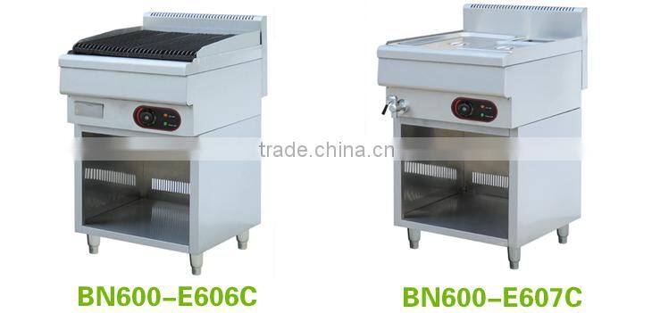 stainless steel table top electric bain marie food warmer with cabinet frame BN600-E607C