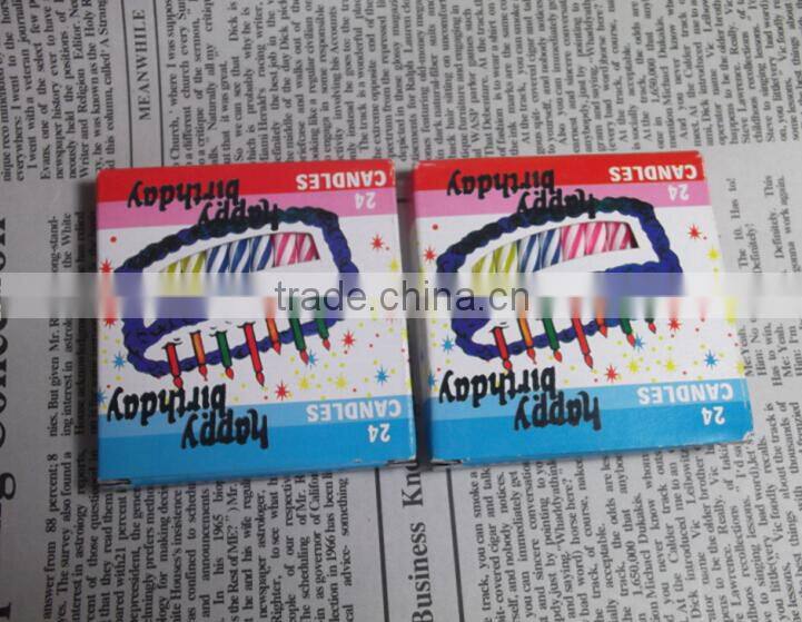 Handmade Spiral Birthday Candles