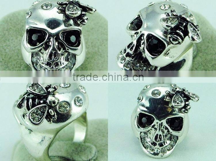 2016 Most wholesale direct from china mixed lots punk fashion ring R49