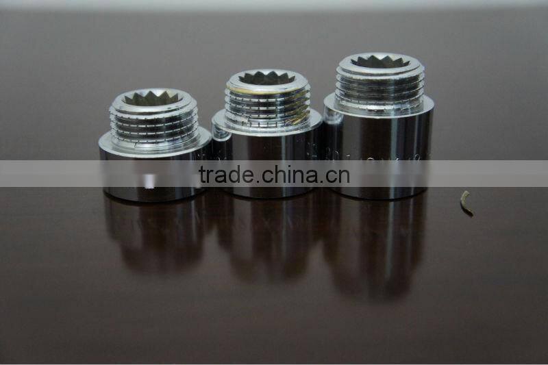 Brass Extension Nipples 1/2M*1/2F Brass Nipple with Electroplate/ Polishing treatment