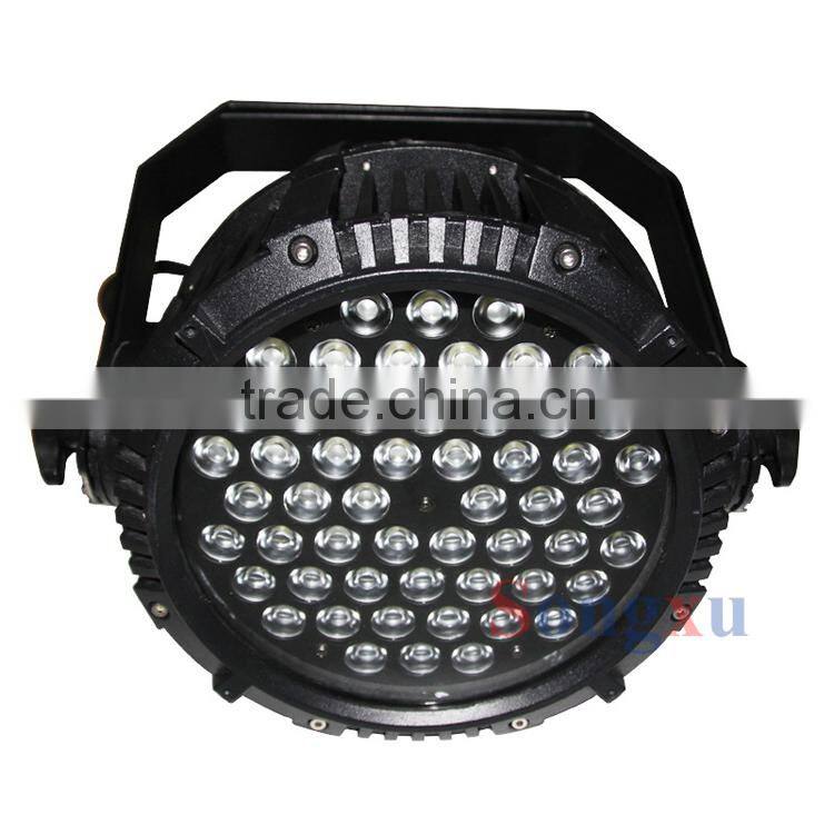 54x3w rgbw high quality waterproof led par stage lights