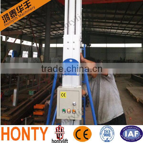 electric air hydraulic motorcycle potable man lift
