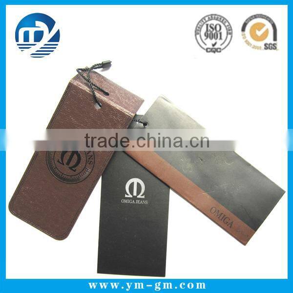 Factory price cloth elastic string hang tag