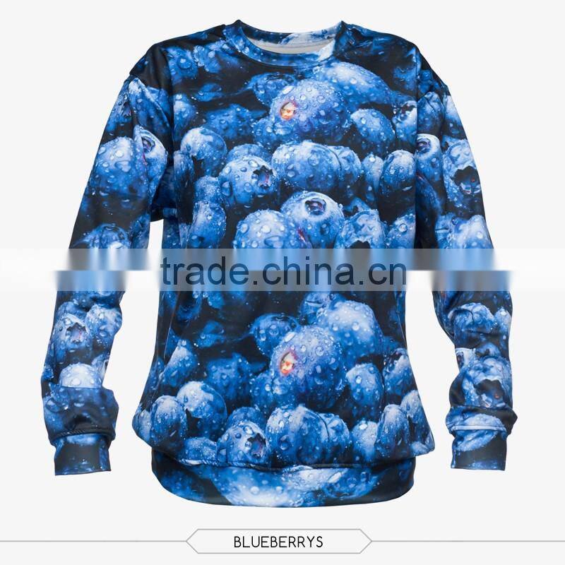 galaxy hot blueberry high quality 3d digital print fullprint crewneck sweatshirt spring autumn unisex custom oversized pullover
