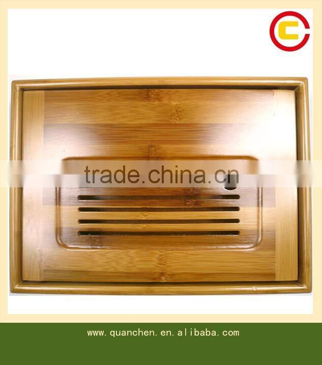 chinese bamboo tea serving tray