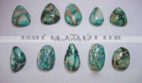 Wholesale gemstone imperial jasper nugget cabochon jewelry cabochon