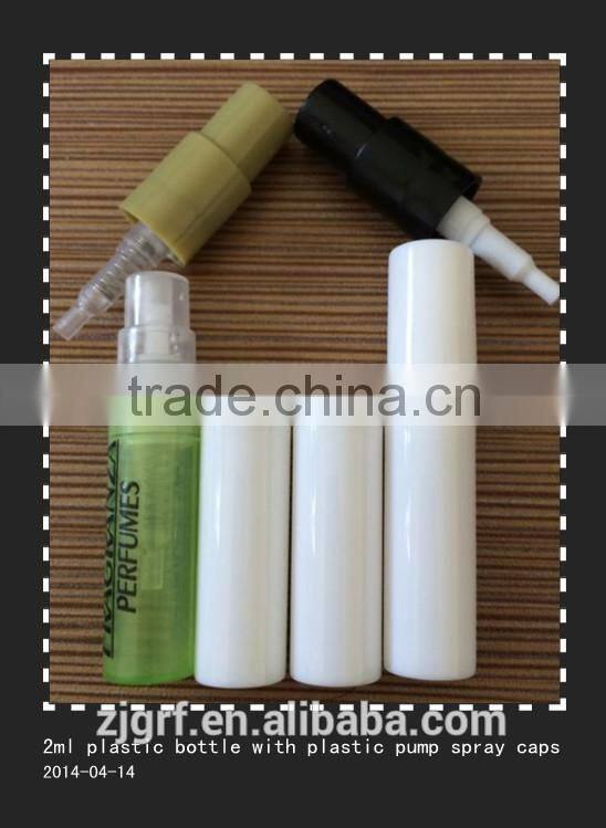3ml empty perfume mini plastic pump spray bottle
