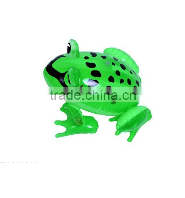 Plastic Inflatable Green Frog toys
