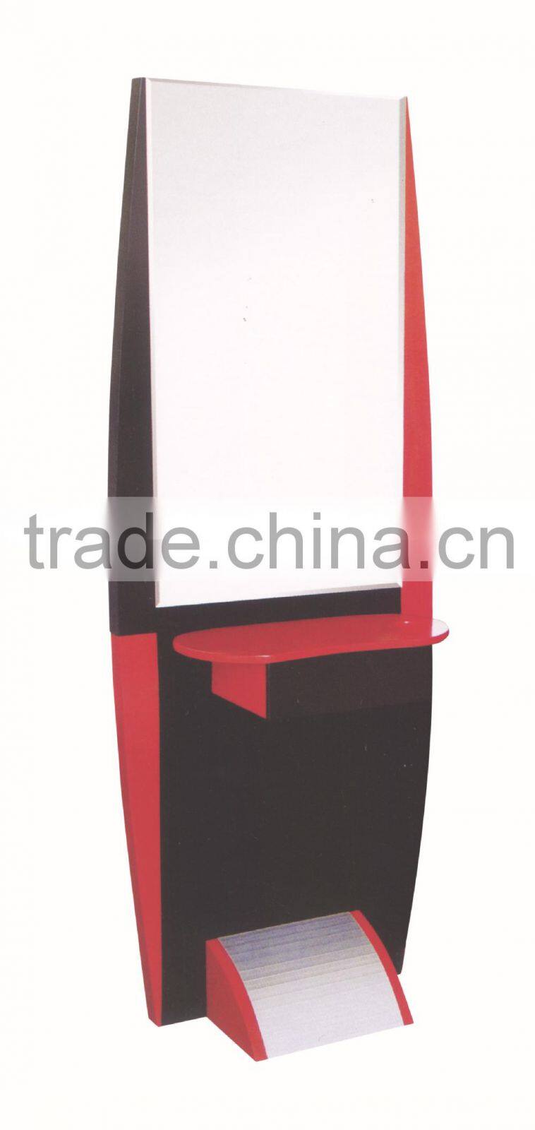 2015 hot sale good quality beauty salon styling stations salon mirror with table