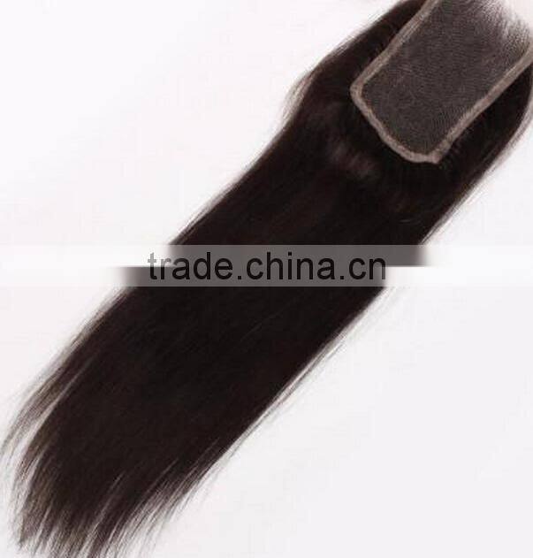 Alibaba express brazilian human hair cheap 3 part silk base bangs lace front closure