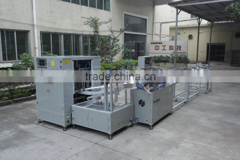 Automatic PVC PET tube crimping cylinder curling machine