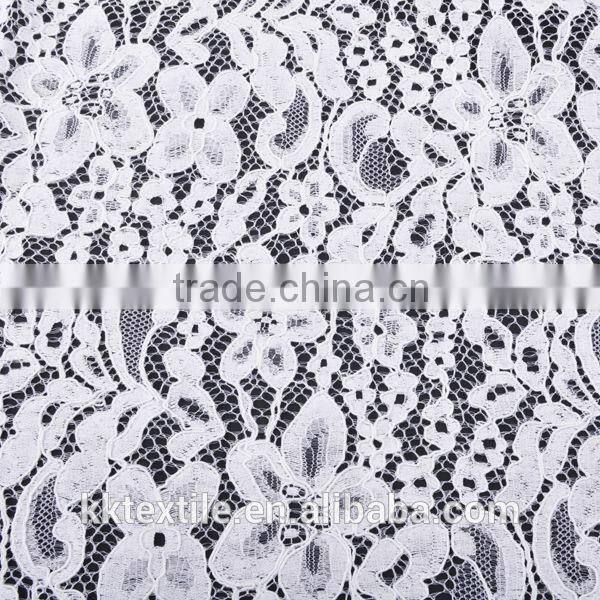 2014 New Fashion high quality 67% Cotton19% Nylon 14% Rayon lace fabric mesh lace fabric
