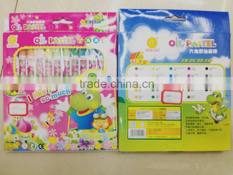 2015 Factory direct sale 24 color crayon oil pastel stationery from china import