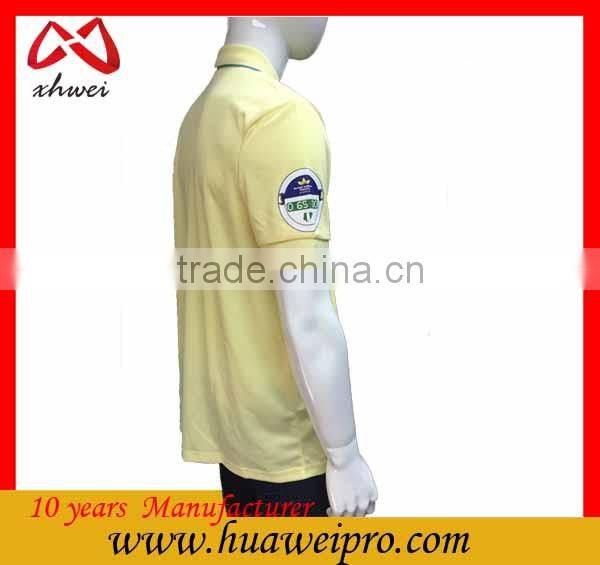 China Top level best sell men's polo shirt 100% cotton whole sale