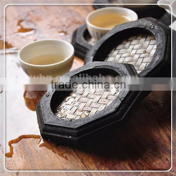 Handmade natural wood saucers customized design