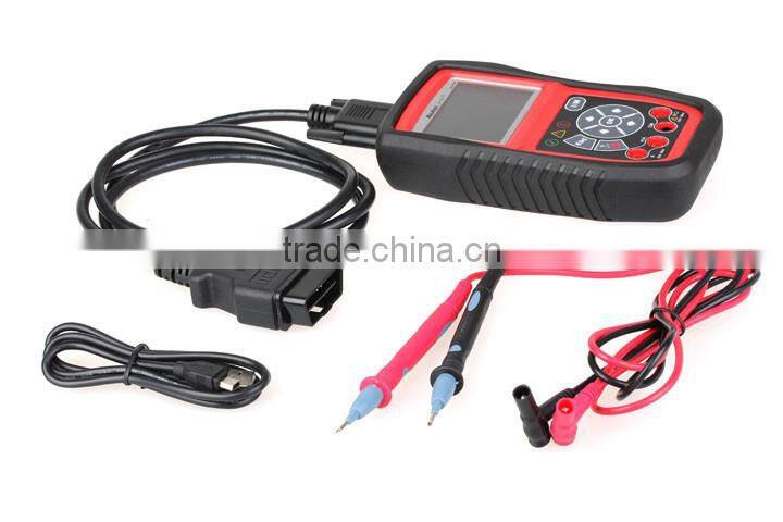 Autel Electric Test OBDII CAN Diagnostic Scanner AutoLink AL539B with AVO Meter Diagnose battery charging system Battery Test