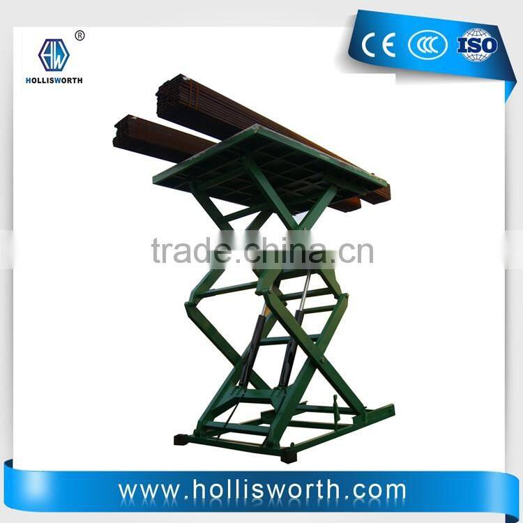 Stationary Scissor Lift for Warehouse Scissors Cargo Lift