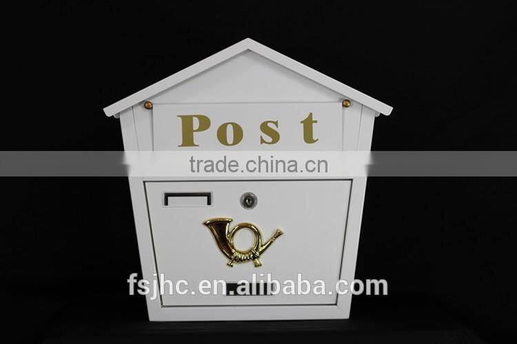 Foshan JHC-2014C Wall Mounted Mailbox/Unique Design Decorative Letterbox/LockablePostbox