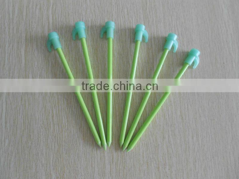 56718# 19.5cm luminous fb pole tent peg with luminous head