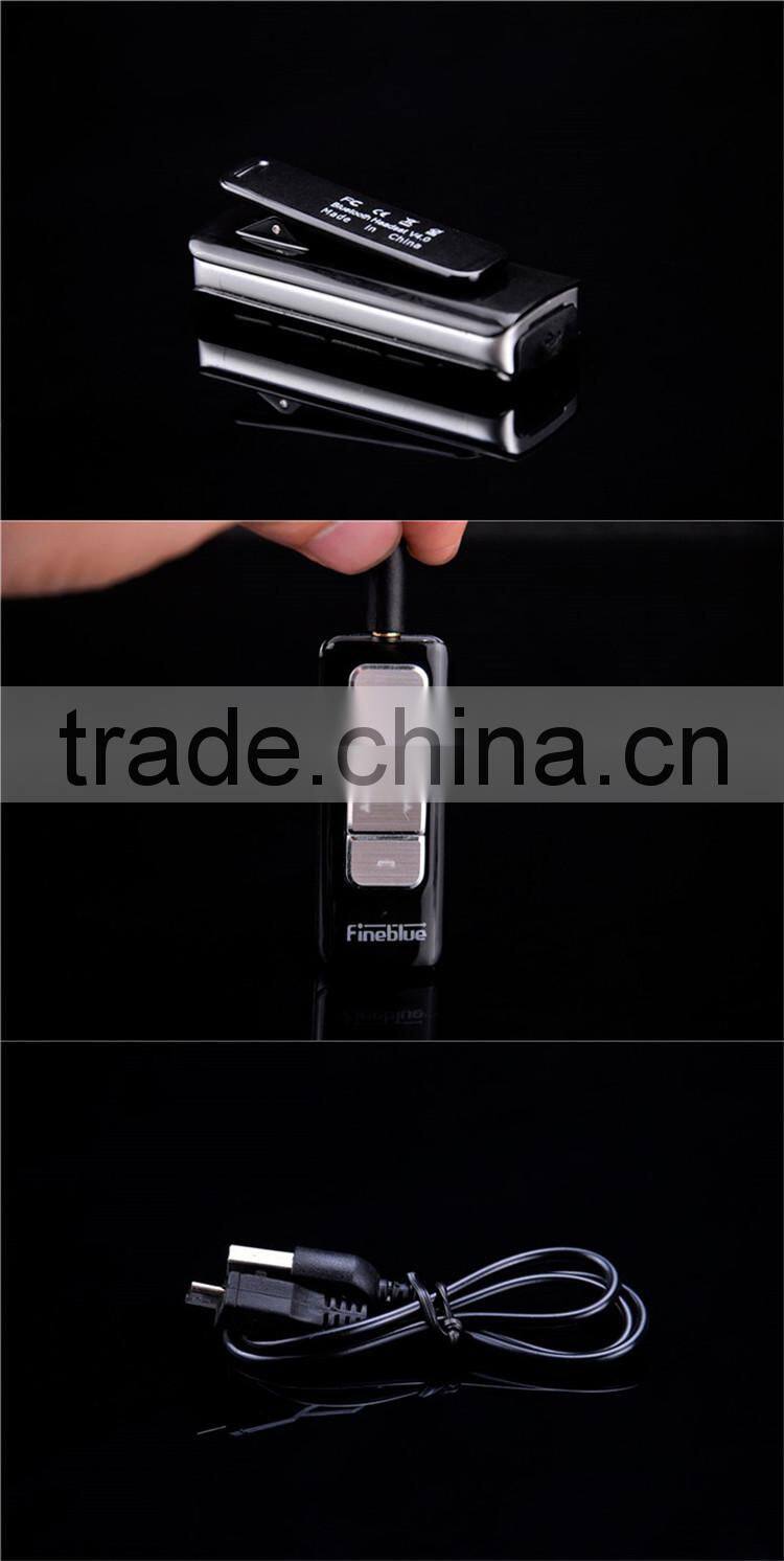 New Arrival Fineblue I5S Bluetooth V4.0 Earphone Lavalier Music Voice Stereo Binaural Headset For All SmartPhone