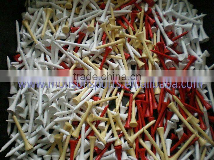 wooden environmental printed golf tee special golf tees