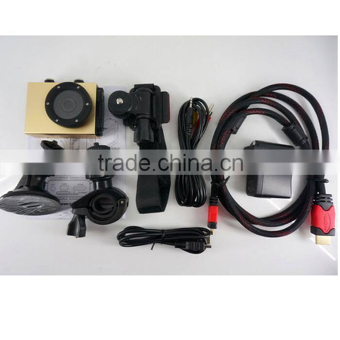 DV129SA Full HD 1080p Waterproof 60 meters Digital Camera mini camera for motor sports