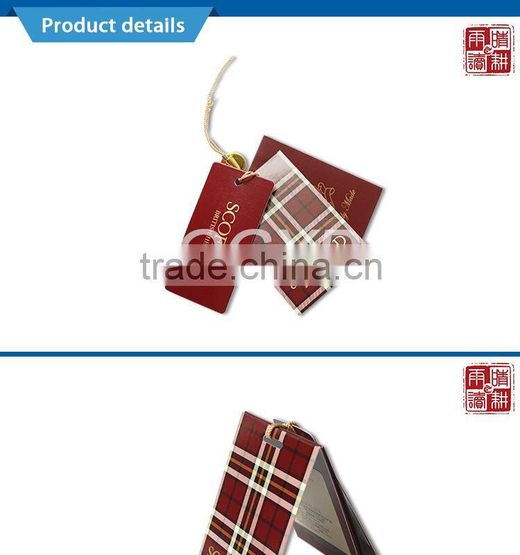 2014 China Newest Paper Hang Tag/garment hang tags for garment