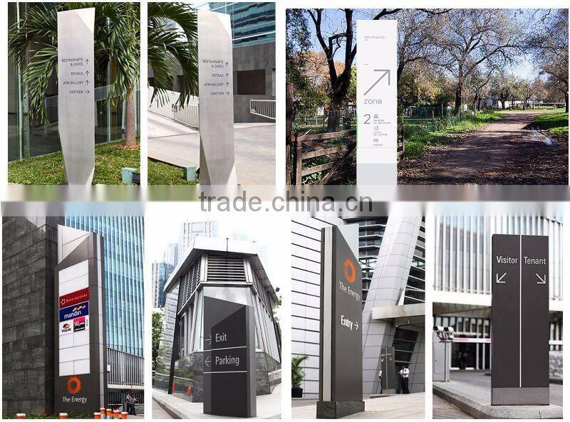 sign board designs for shops , traffic / road sign board size /material