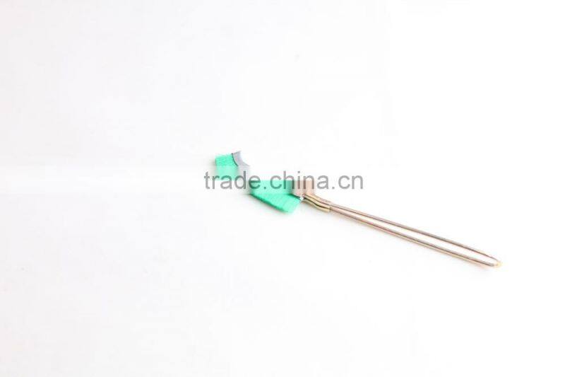 bent hand scratch brushes with handle, length 245 mm or 9 3/5"