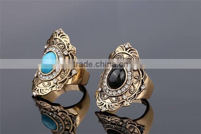 1 dollar gift for women 2016 new model fashion jewelry rhinestone gemstone ring