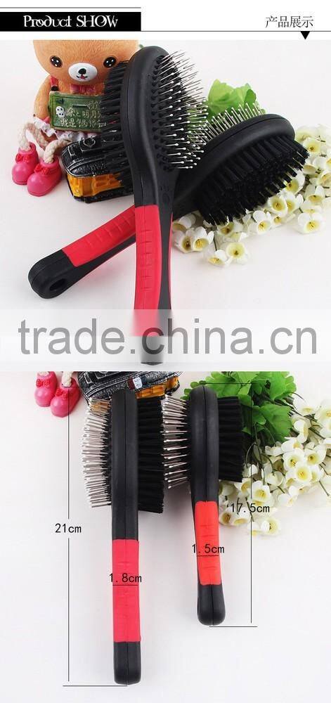 pet grooming robber two sides comb/brush