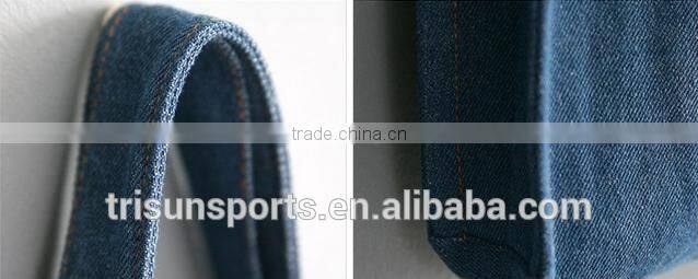 new style blue jeans handbag for young girls