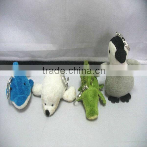 Animal Shaped Stuffed Plush Keychain, Plush Keyring